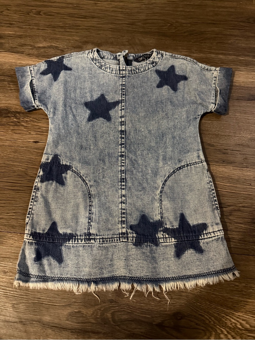 Denim Girls Starprint Dress